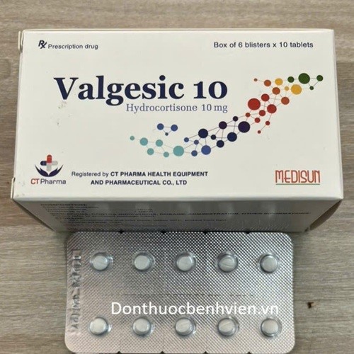 Viên nén Thuốc Valgesic 10mg Medisun
