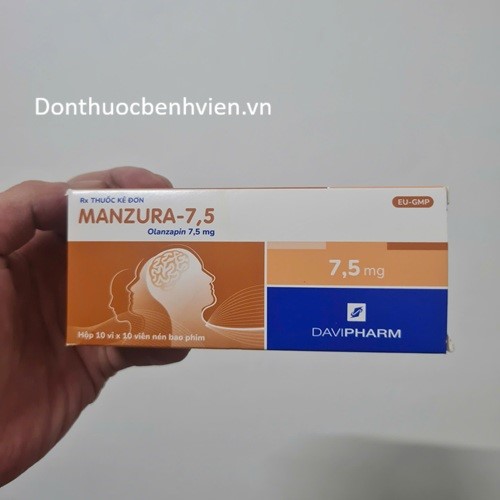 Viên nén bao phim Thuốc Manzura 7.5mg
