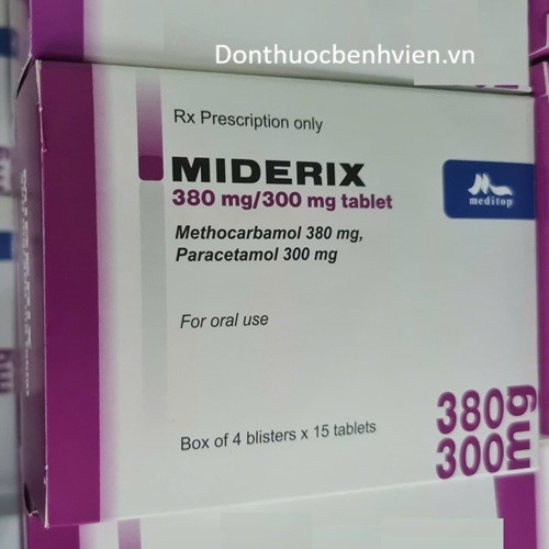 Viên uống Thuốc Miderix 380mg/300mg