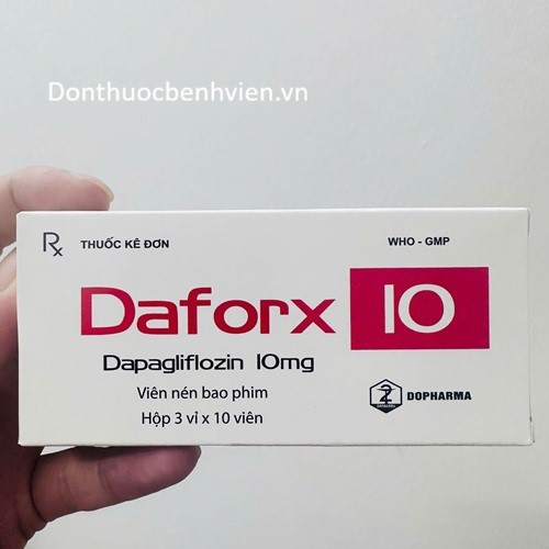 Viên nén bao phim Thuốc Daforx 10mg