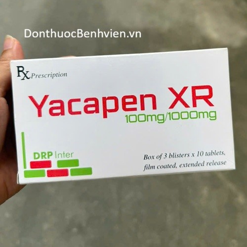 Viên uống Thuốc Yacapen XR 100mg/1000mg