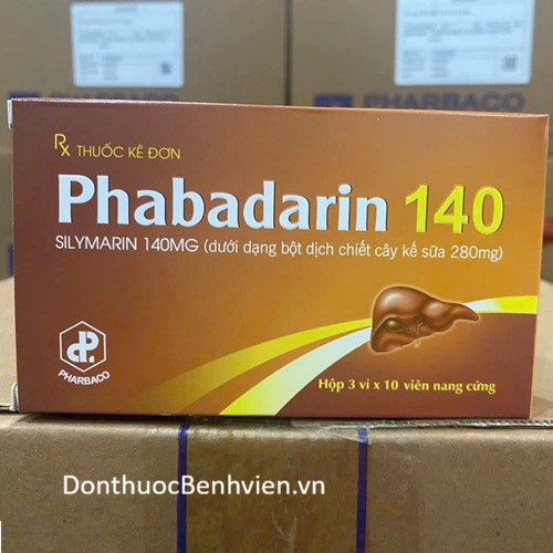 Viên nang cứng Thuốc Phabadarin 140mg