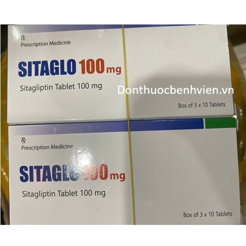 Viên nén bao phim Thuốc Sitaglo 100mg
