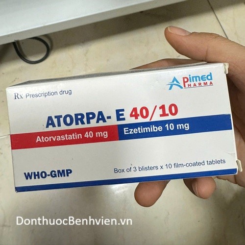 Thuốc Atorpa-E 40mg/10mg