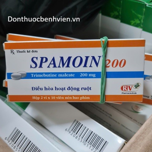 Viên nén bao phim Thuốc Spamoin 200mg