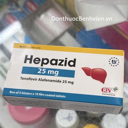 Viên nén bao phim Thuốc Hepazid 25mg