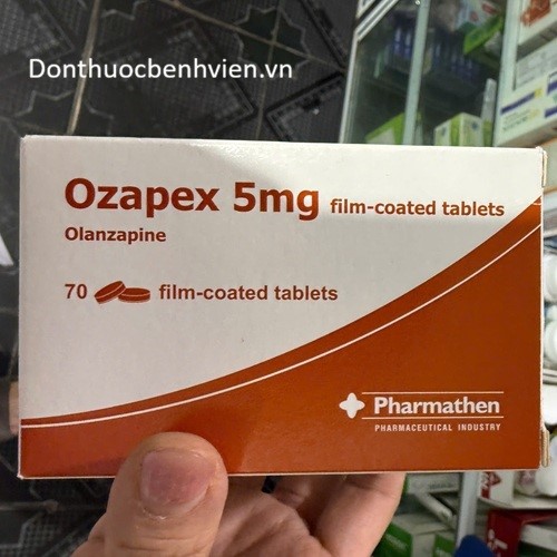 Viên nén bao phim Thuốc Ozapex 5mg