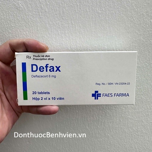 Viên uống Thuốc Defax 6mg