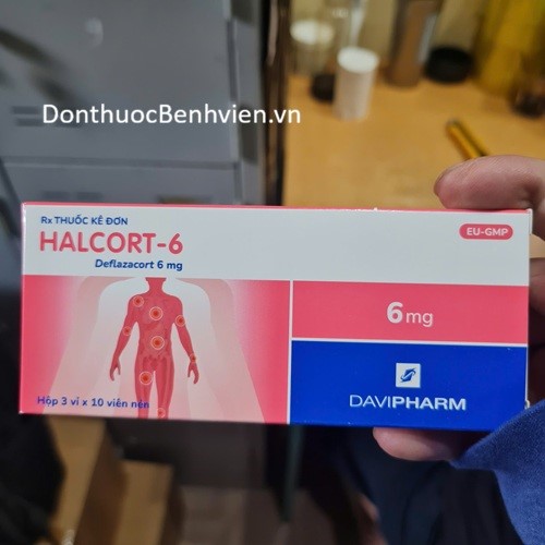 Viên nén Thuốc Halcort 6mg