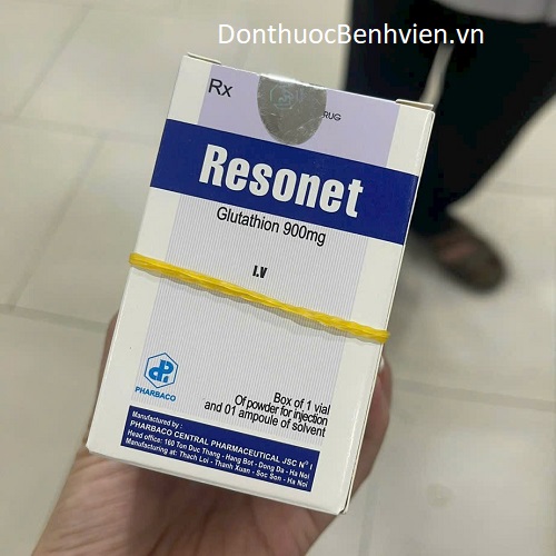 Bột đông khô pha tiêm Thuốc Resonet 900mg