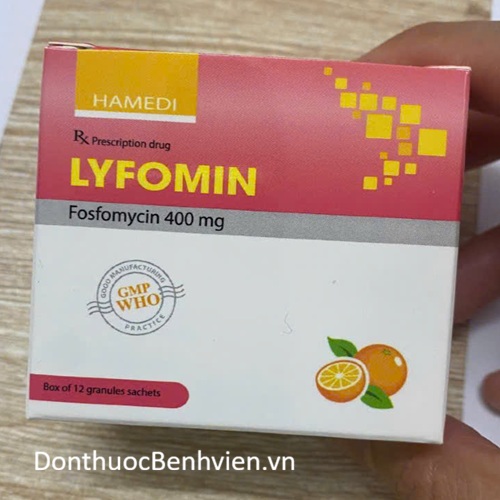 Bột pha Hỗn dịch Thuốc Lyfomin 400mg