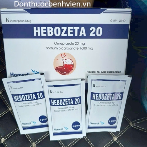 Bột pha hỗn dịch uống Thuốc Hebozeta 20