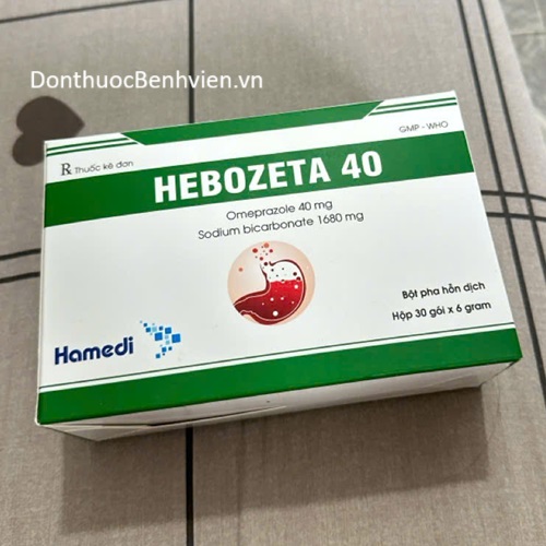 Bột pha hỗn dịch uống Thuốc Hebozeta 40