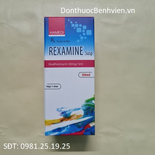 Bột pha hỗn dịch uống Thuốc Rexamine 50ml