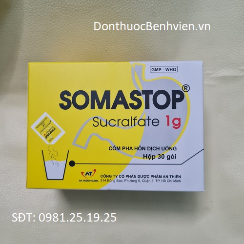 Cốm Pha Hỗn dịch uống Somastop 1g