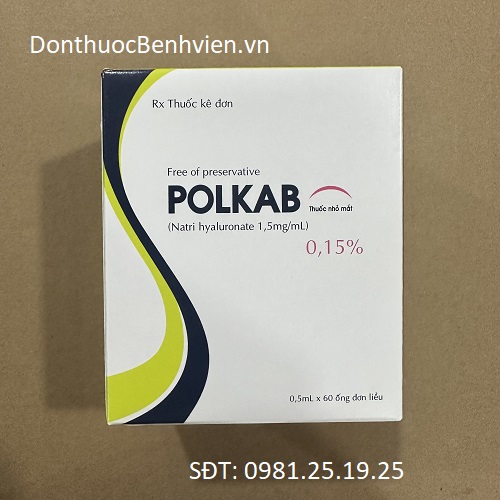 Dung dịch Thuốc nhỏ mắt Polkab 0.5ml