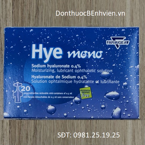 Dung dịch nhỏ mắt Hye Mono Farmigea
