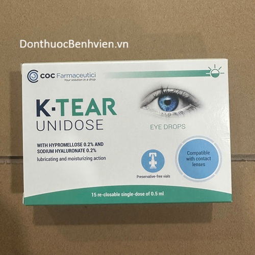 Dung dịch nhỏ mắt K-Tear Unidose 0.5ml
