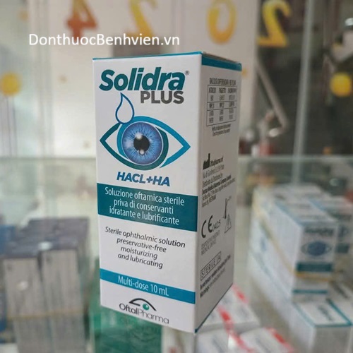 Dung dịch nhỏ mắt Solidra Plus 10ml
