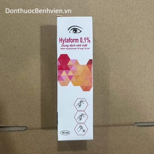 Dung dịch nhỏ mắt Thuốc Hylaform 0.1%