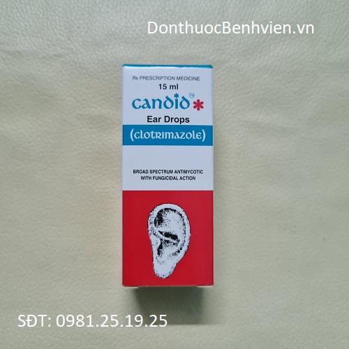 Dung dịch nhỏ tai Thuốc Candid Ear Drops 15ml