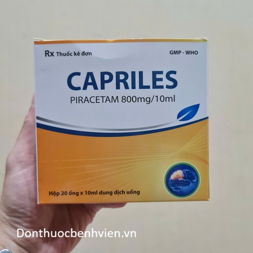 Dung dịch uống Capriles 800mg/10ml