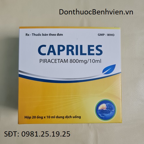 Dung dịch uống Capriles 800mg/10ml