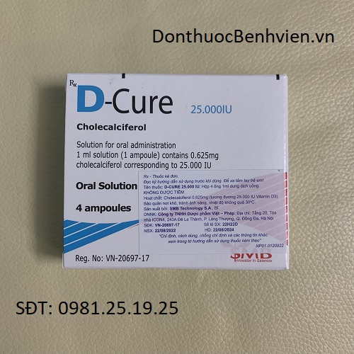 Dung dịch uống D-Cure 25.000IU