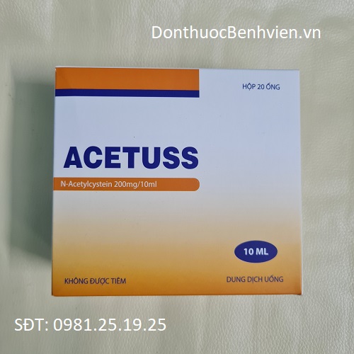 Dung dịch uống Thuốc Acetuss 10ml