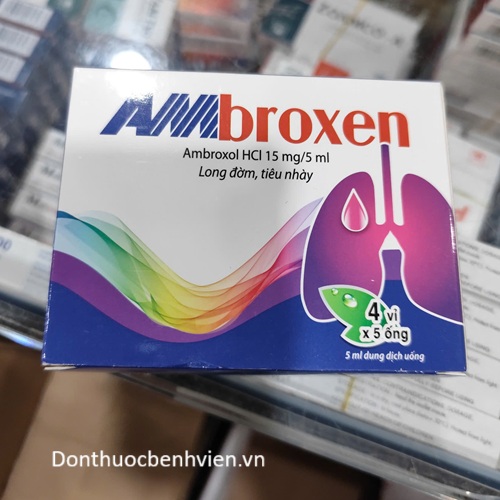 Dung dịch uống Thuốc Ambroxen 5ml