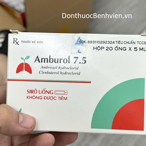 Dung dịch uống Thuốc Amburol 7.5