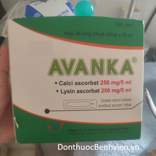 Dung dịch uống Thuốc Avanka 10ml