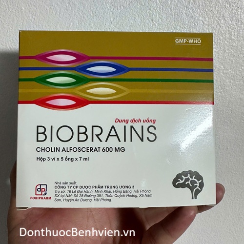 Dung dịch uống Thuốc Biobrains 7ml