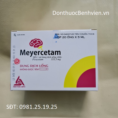 Dung dịch uống Thuốc Meyercetam 5ml