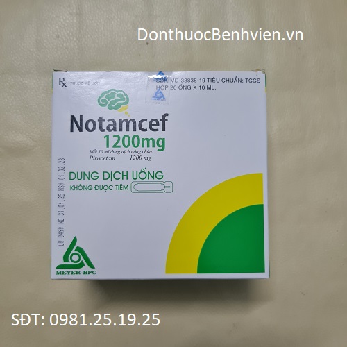 Dung dịch uống Thuốc Notamcef 1200mg/10ml