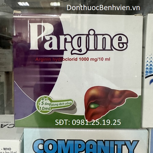 Dung dịch uống Thuốc Pargine 10ml