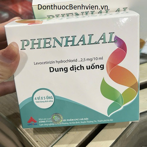 Dung dịch uống Thuốc Phenhalal 10ml