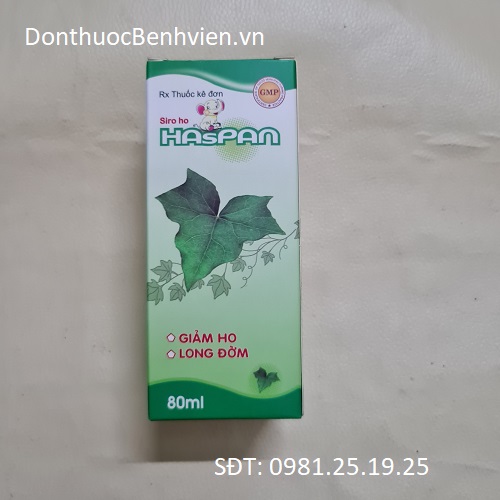 Dung dịch uống Thuốc Siro ho Haspan 80ml