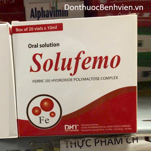 Dung dịch uống Thuốc Solufemo 10ml