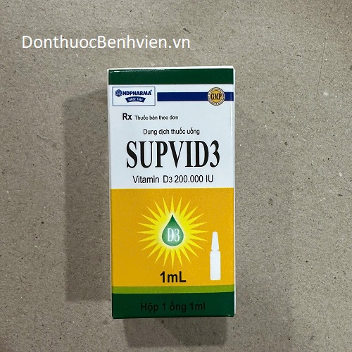 Dung dịch uống Thuốc Supvid3 1ml