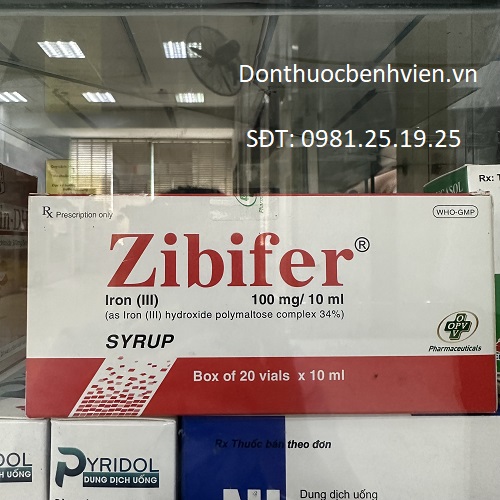 Dung dịch uống Thuốc Zibifer 10ml