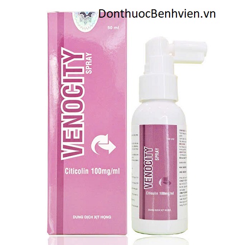 Dung dịch xịt họng Venocity spray 50ml