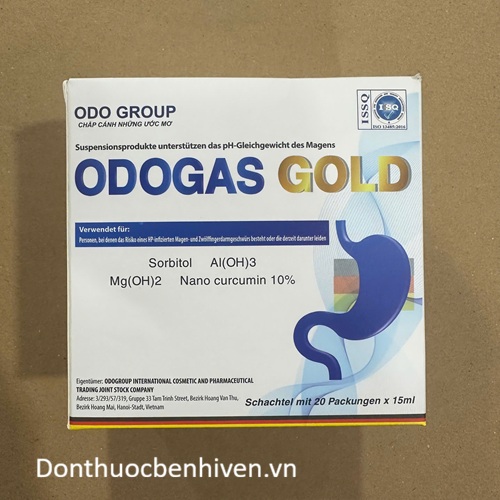 Gói Hỗn dịch uống Odogas Gold 15ml
