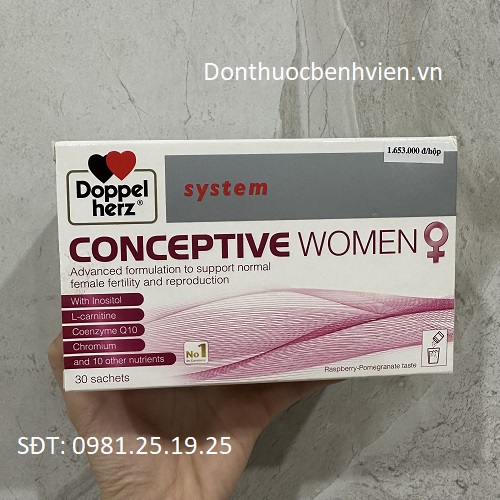 Gói bột pha dung dịch uống Conceptive Women