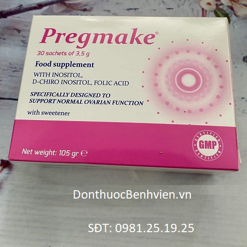 Gói bột uống Pregmake