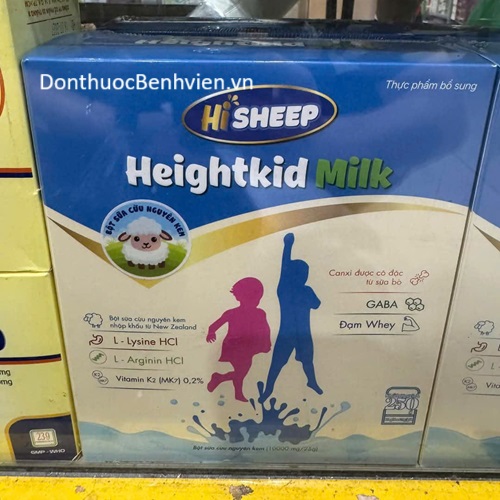 Gói uống Thực phẩm bổ sung Hisheep Heightkid Milk