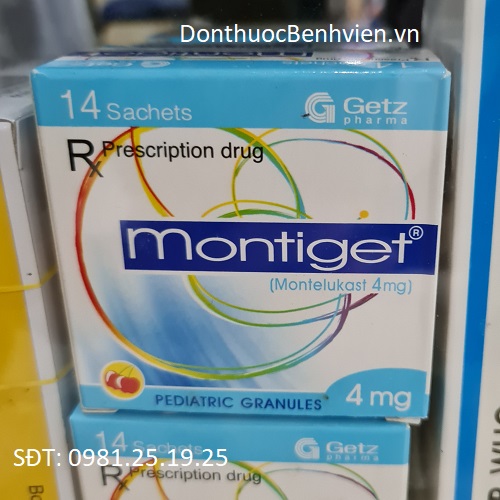 Gói uống Thuốc Montiget 4mg