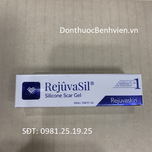 Gel làm mờ sẹo Rejuvasil Silicone Scar Gel 10ml