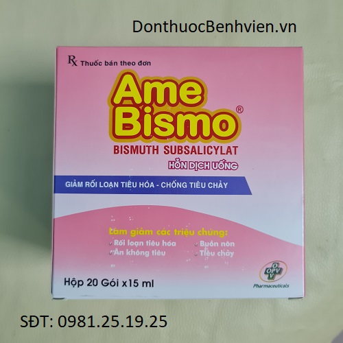 Hỗn dịch uống Thuốc Ame Bismo 15ml