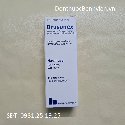 Hỗn dịch xịt mũi Brusonex 140 Liều xịt